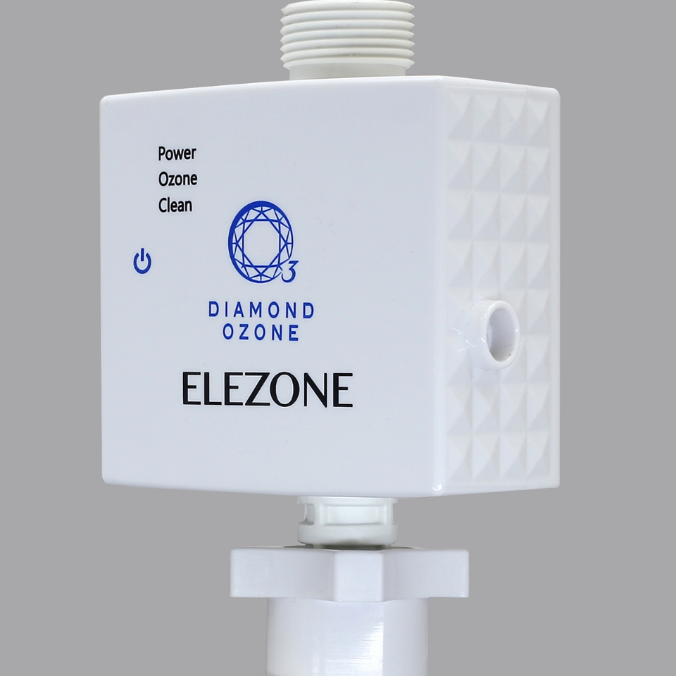 ダイヤモンドで洗う家庭洗濯機用オゾン水生成器】エレゾン ELEZONE 消